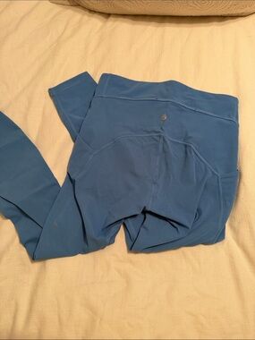 lululemon athletica Blue power thru Leggings